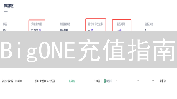 BigONE充值指南：新手入门与数字资产管理技巧