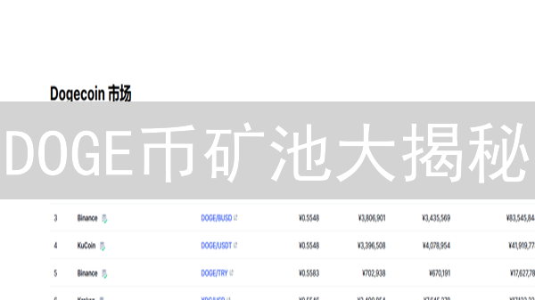 DOGE币矿池大揭秘：选对矿池，收益翻倍？新手必看！