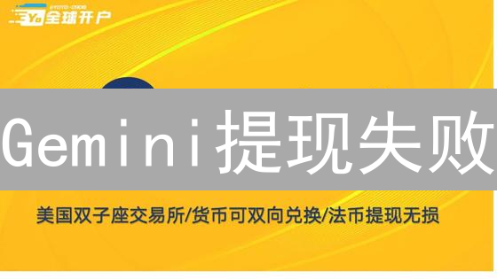Gemini提现失败？别慌！六大原因逐一排查，快速解决！