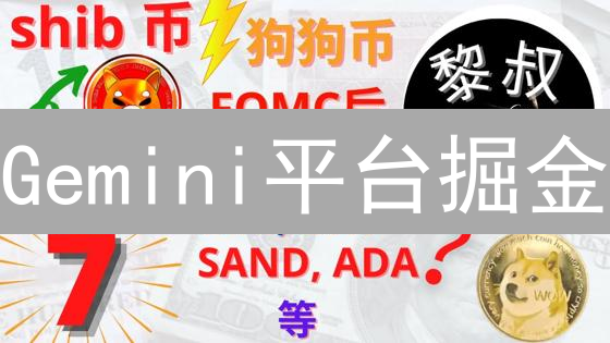 Gemini平台掘金？新手必看狗狗币暴涨秘籍！